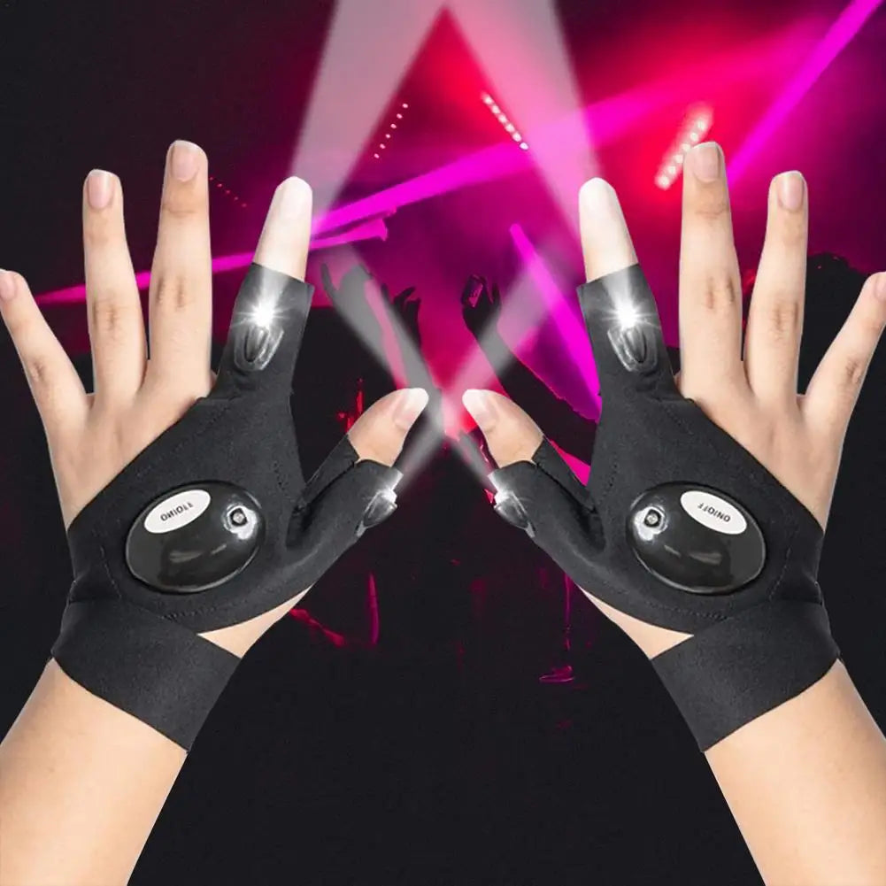 LED Flashlight Gloves