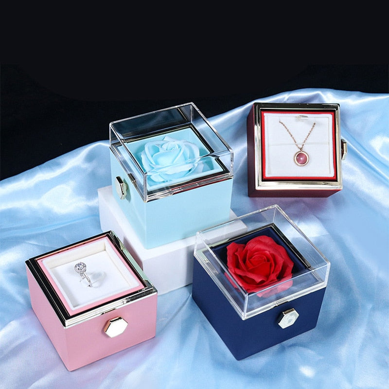 Eternal Flower Promise Ring Box