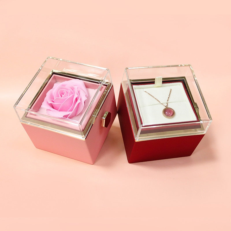 Eternal Flower Promise Ring Box