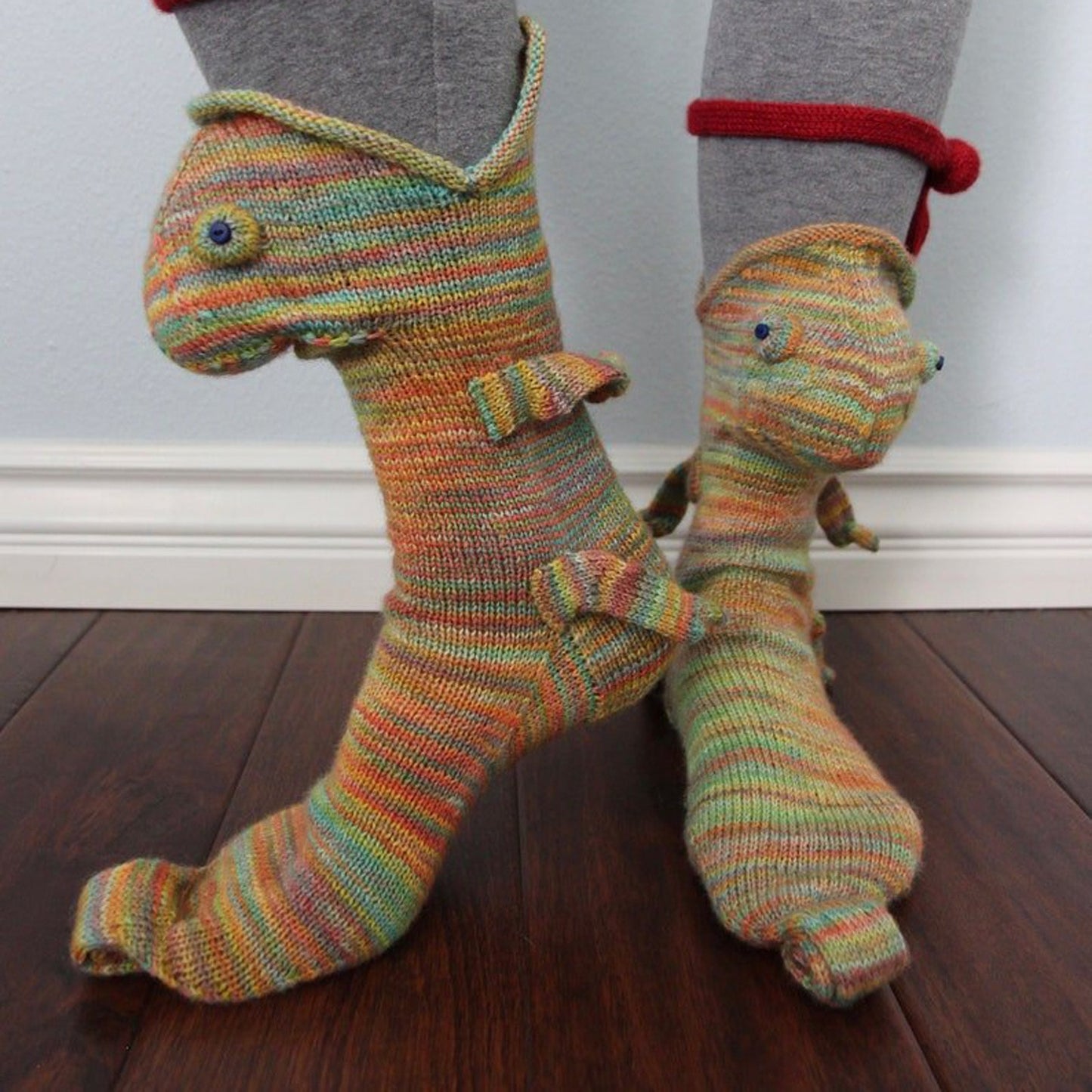 Crocodile Knitted Socks