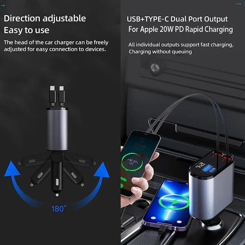 4 in 1 Car Charger