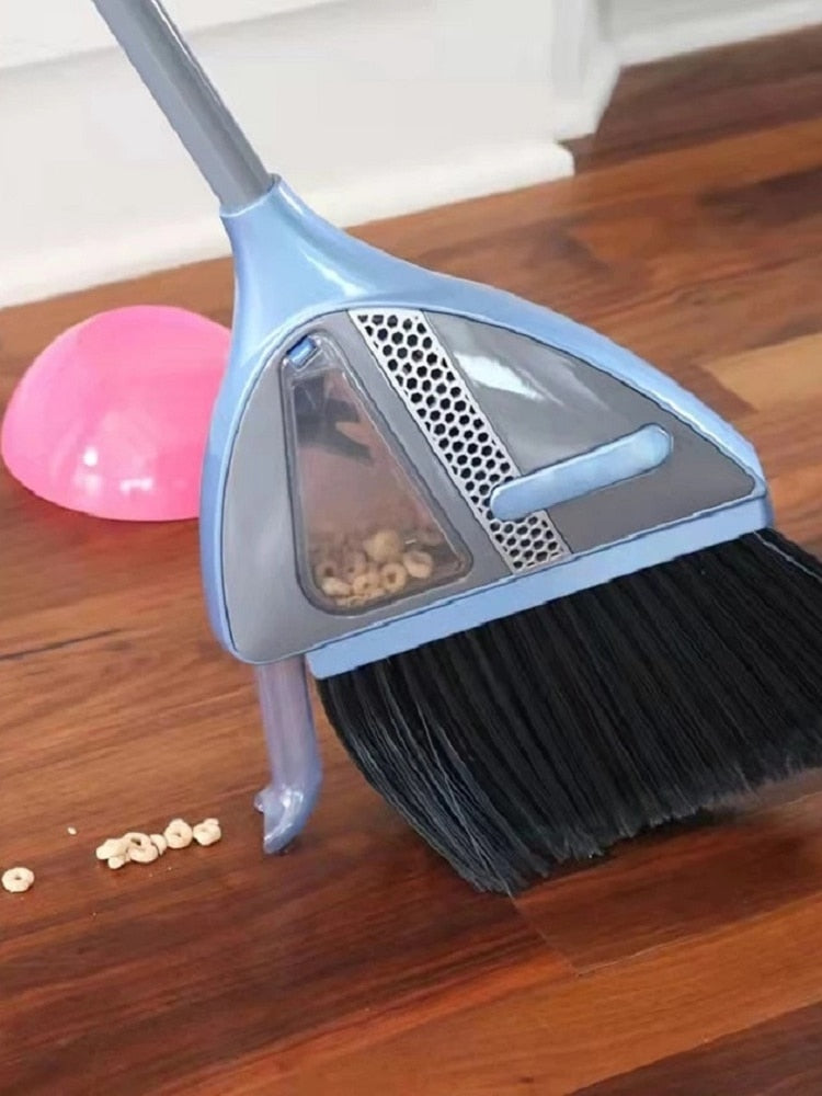 Vabroom 2-in-1 Sweeper with Built -in Vacuum