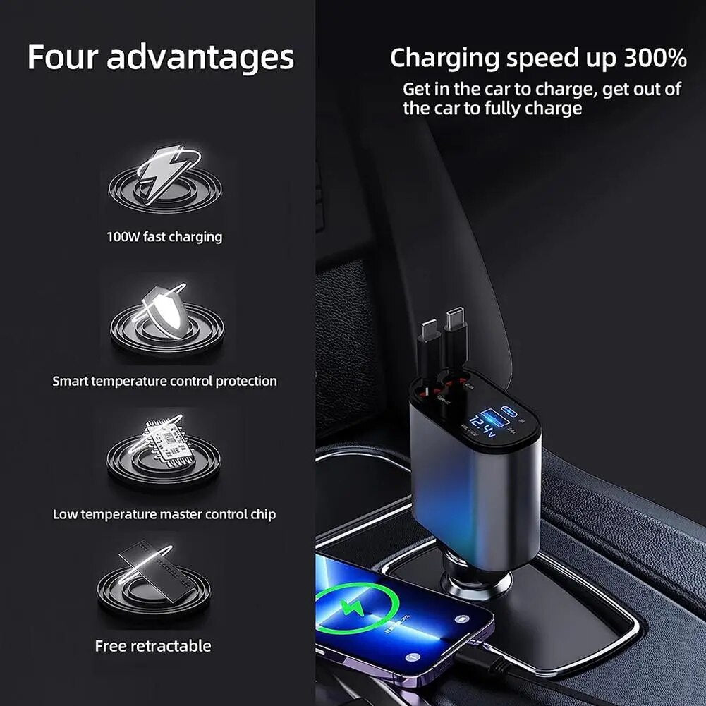 4 in 1 Car Charger