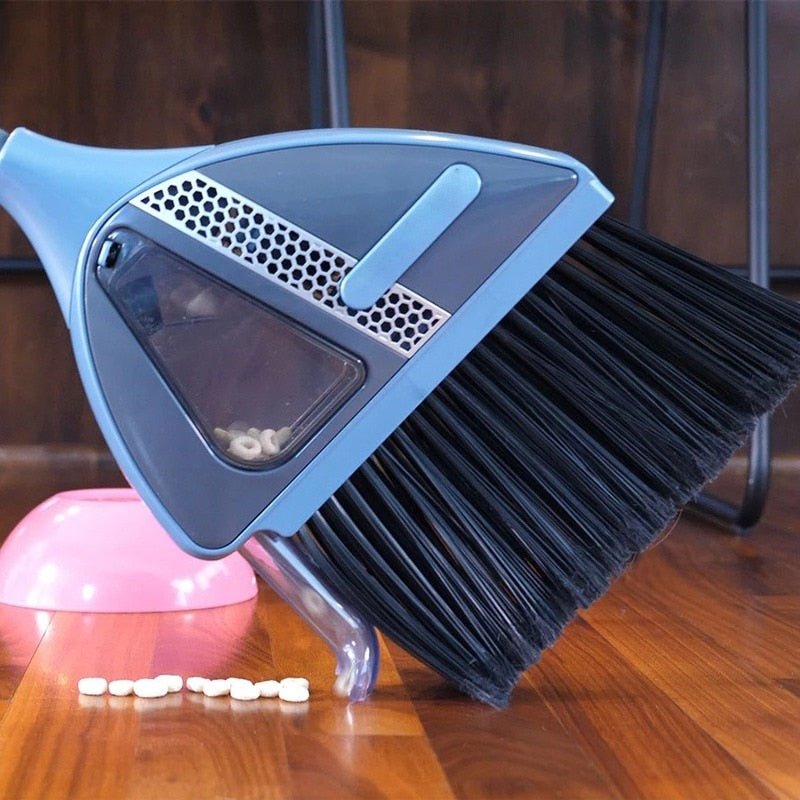 Vabroom 2-in-1 Sweeper with Built -in Vacuum