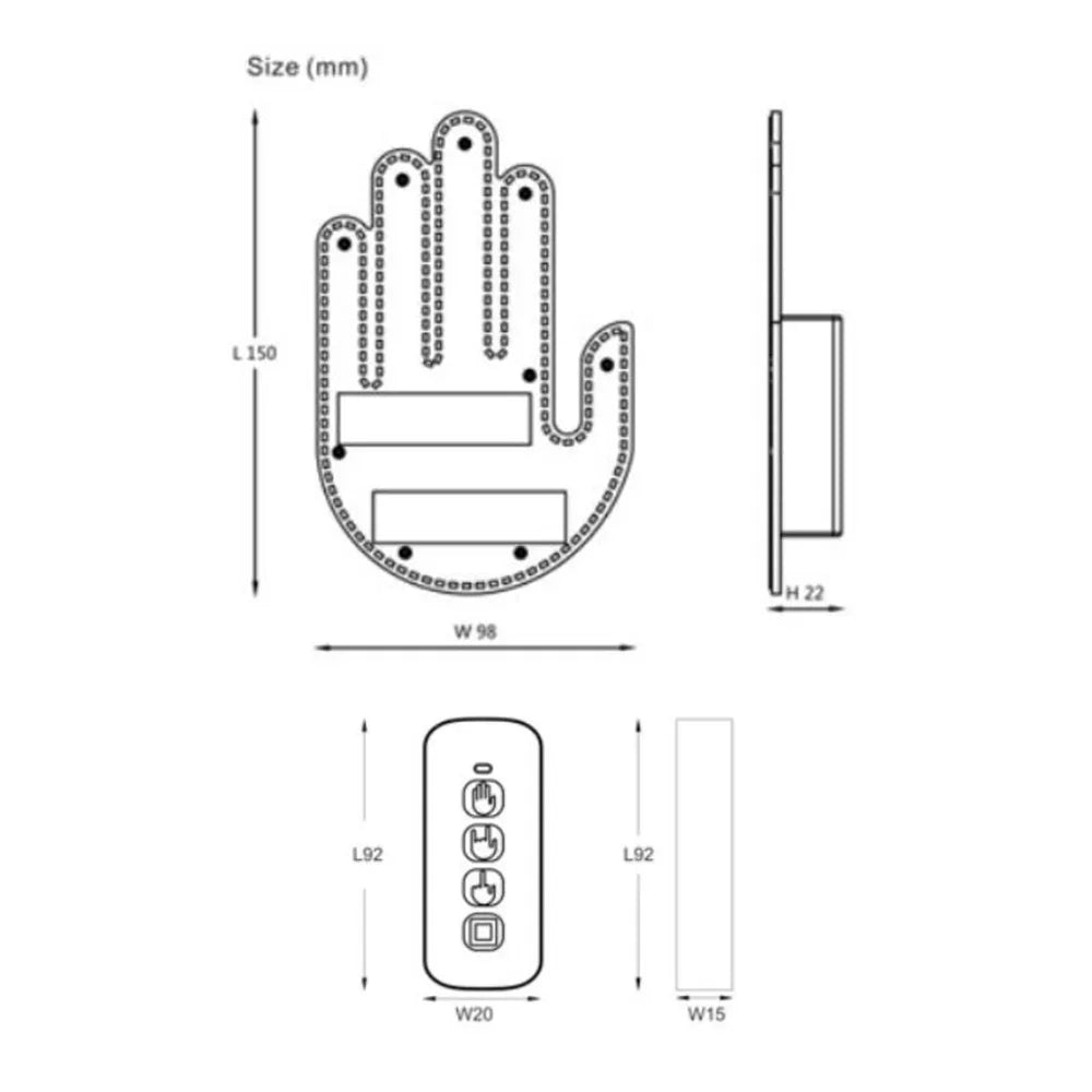 Car Finger Light