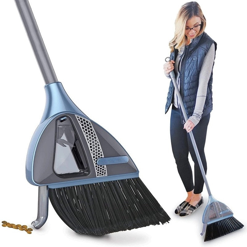 Vabroom 2-in-1 Sweeper with Built -in Vacuum