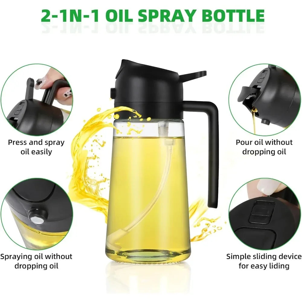 2in1 Oil Sprayer Glass