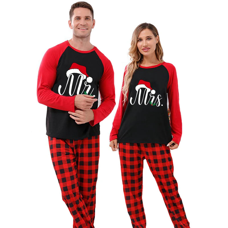 Couple Matching Christmas Pajamas