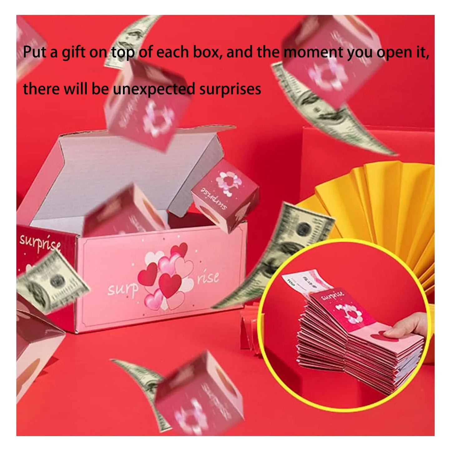 Surprise Money Gift Box Explosion