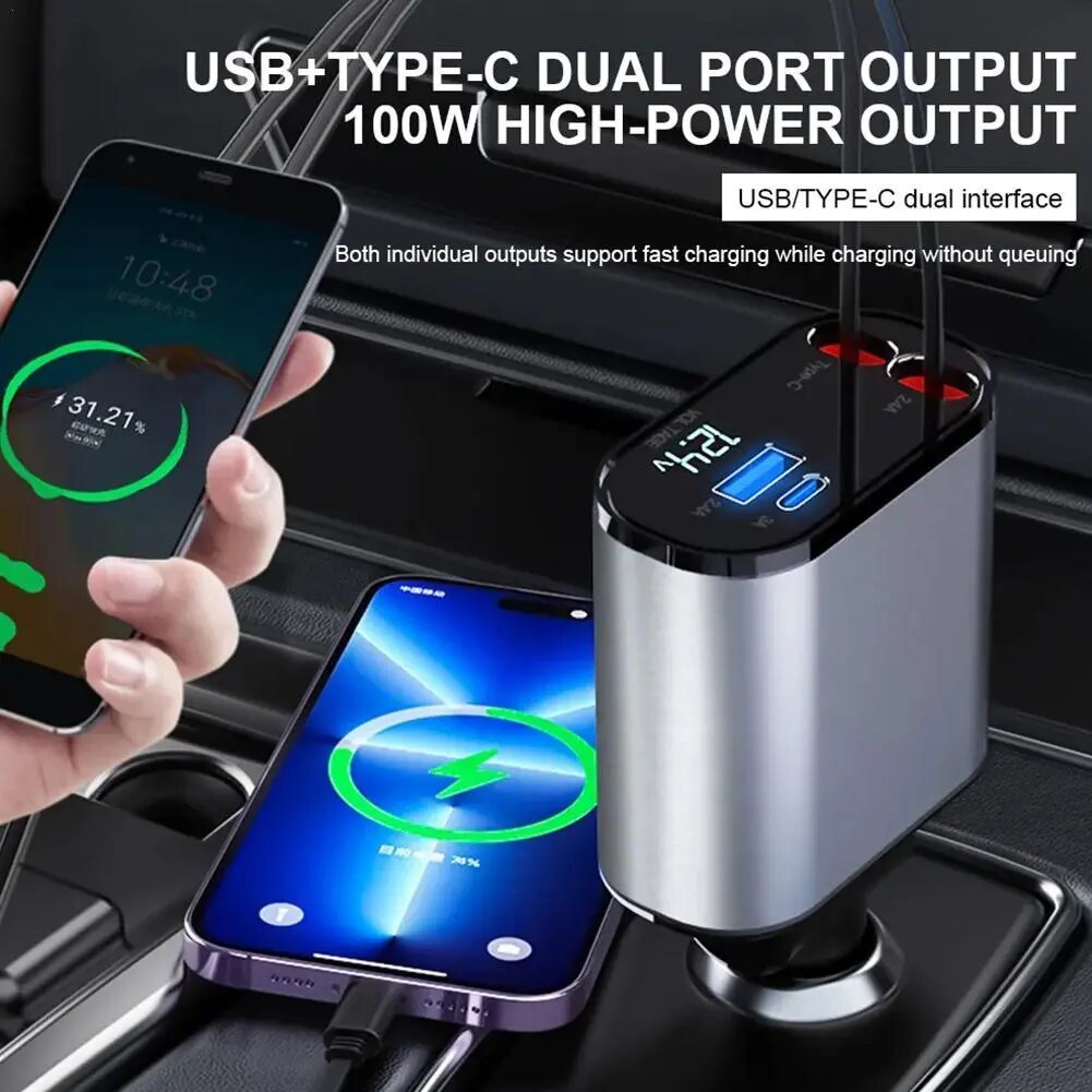 4 in 1 Car Charger