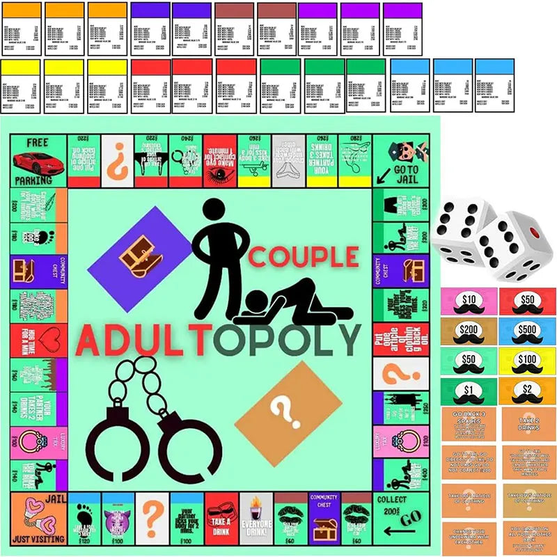 Adultopoly Board Game