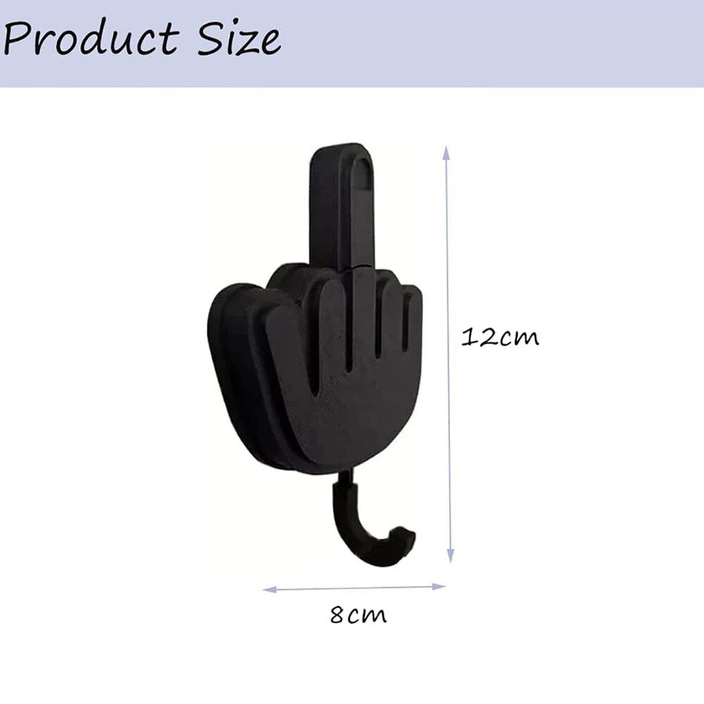 Middle finger key hook