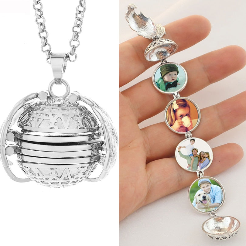 Angel Wing Locket Necklace